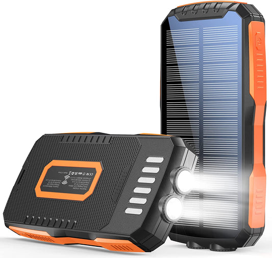 Solar Powerbank Met 25.000 mAh